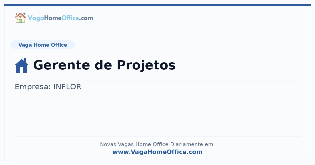 Gerente de Projetos