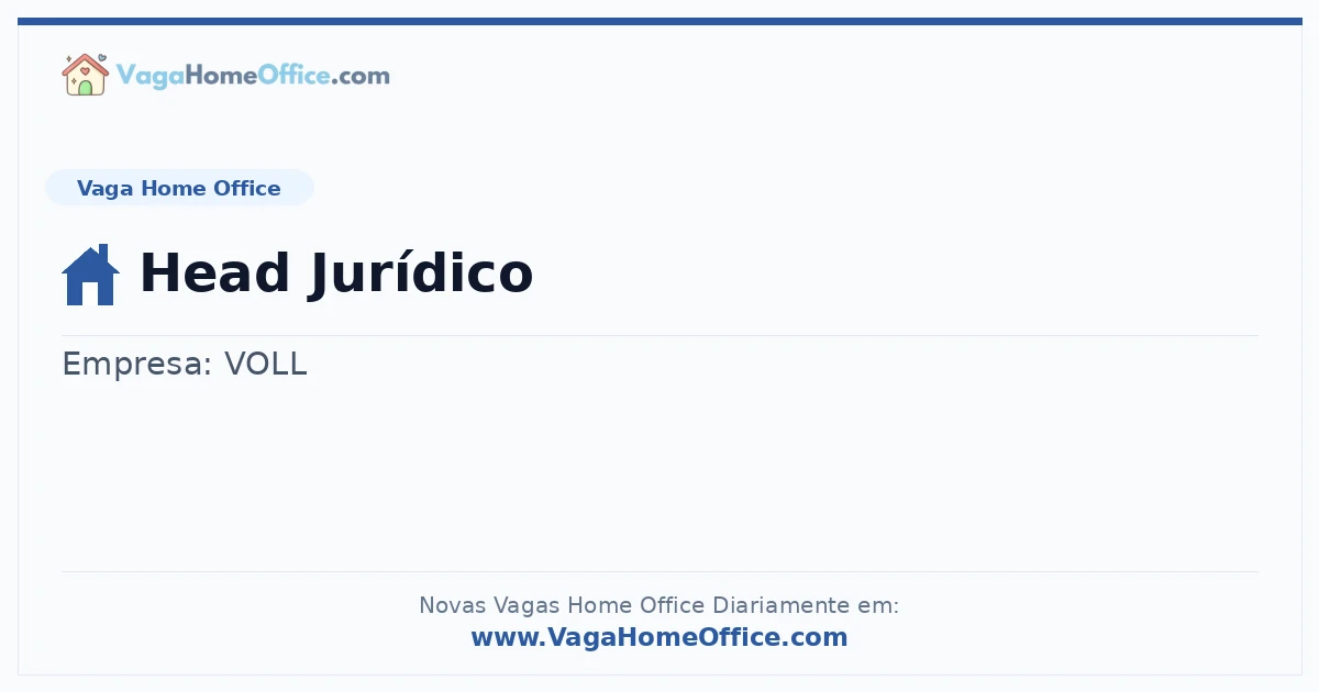 Head Jurídico