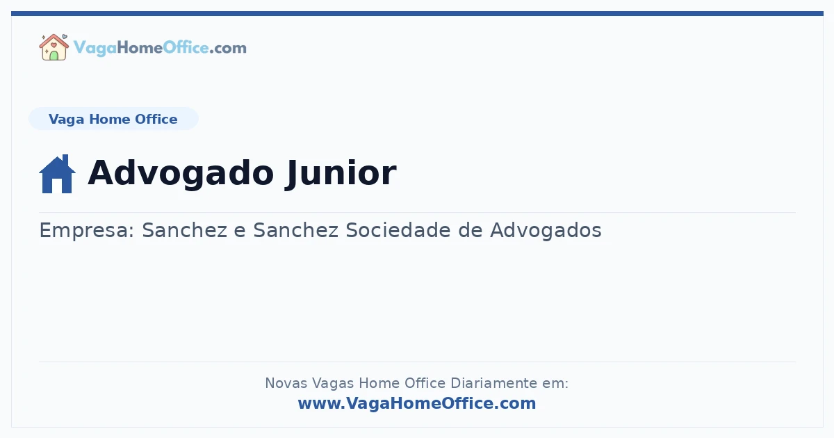 Advogado Junior